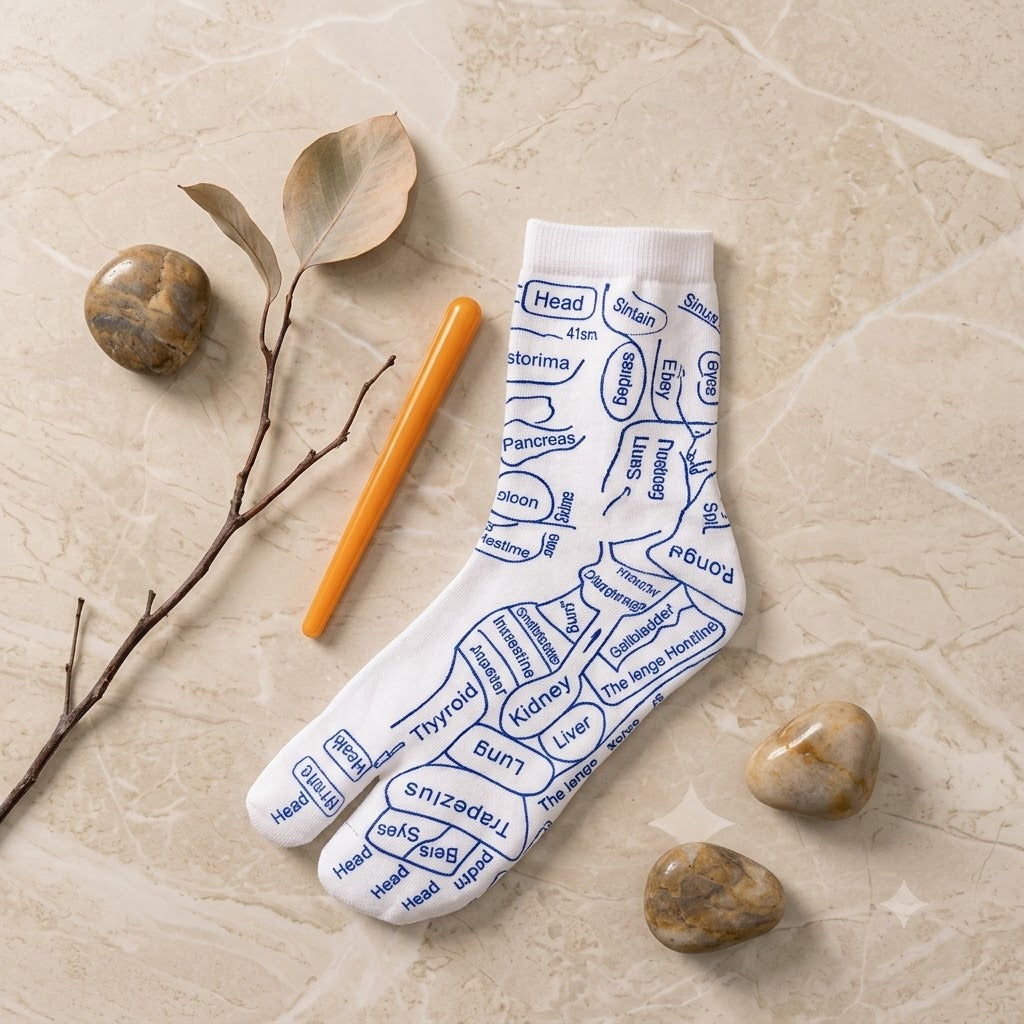 Acupressure Therapy Reflexology Socks (1 Set)